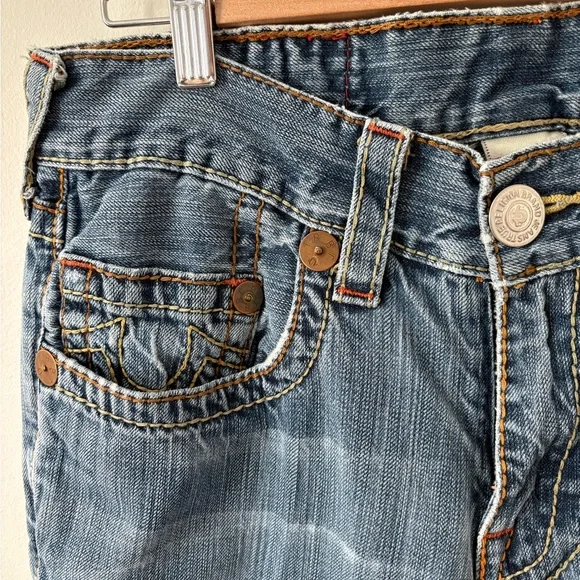 TRUE RELIGION Vintage Low-Rise Boot Cut Jeans Size 31 Archive Y2K Vintage - Picture 9 of 14